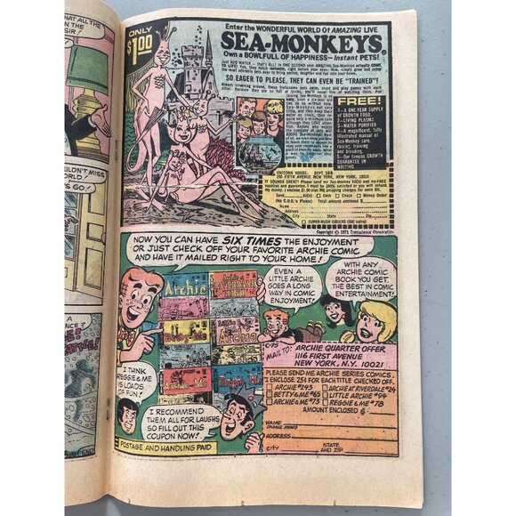 Archie Series Betty And Me #64 March 1975 Comics Vintage Issue Bagged Boarded - Picture 4 of 6